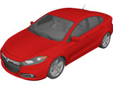Dodge Dart GT (2013) 3D Model preview
