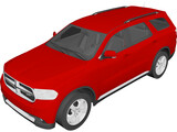 Dodge Durango (2012) 3D Model preview