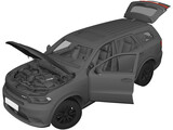Dodge Durango SRT (2018) 3D Model preview