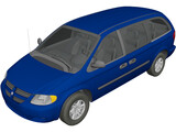 Dodge Grand Caravan (2004) 3D Model preview