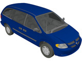 Dodge Grand Caravan (2004) 3D Model