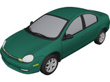 Dodge Neon 3D Model preview