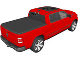 Dodge Ram 1500 Limited (2019) 3D Model preview