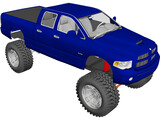 Dodge Ram 4x4 (2005) [Lifted] 3D Model preview