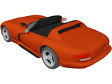 Dodge Viper (1993) 3D Model