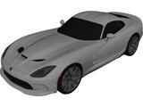 Dodge Viper (2013) 3D Model preview