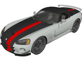 Dodge Viper SRT-10 ACR Soft Top 3D Model preview