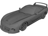 Dodge Viper SRT-10 3D Model preview