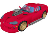 Dodge Viper [Supercharged] 3D Model preview