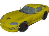 Dodge Viper 3D Model preview