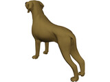 Dog Braco 3D Model