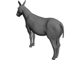 Donkey 3D Model preview