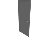 Door Decorative Center Panel 3D Model preview