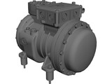 Dorin SE053 Compressor 3D Model preview