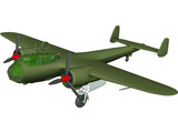Dornier Do 17Z 3D Model preview