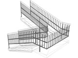 Double Staircase 3D Model
