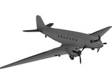 Douglas DC-3 3D Model