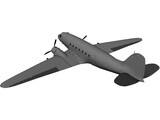 Douglas DC-3 3D Model