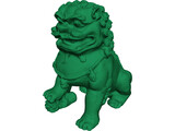 Dragon Sculpture 3D Model preview