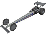 Dragster 3D Model preview