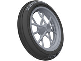 Dragster Front Wheel 3D Model