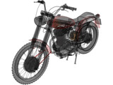 Ducati 350 Scrambler (1971) 3D Model