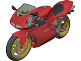 Ducati 916 3D Model preview