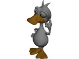Duck Cartoon 3D Model preview
