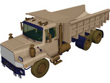 Dump Truck 3D Model preview