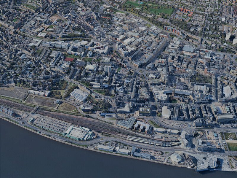 Dundee City, UK (2025) 3D Model