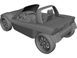 Dune Buggy 3D Model preview