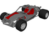 Dune Buggy 3D Model preview