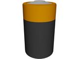 Duracell Battery 3D Model