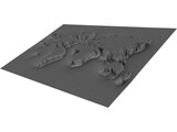 Earth Map 3D Model preview