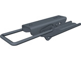 Eccentric Flush Fastener 3D Model preview