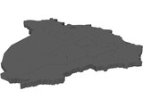 Ecuador 3D Map 3D Model