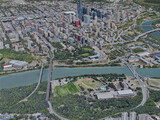 Edmonton City, AB, Canada (2023) 3D Model