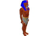 Egyptian Statue 3D Model