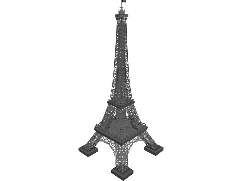 Eiffel Tower 3D Model