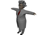 Einstein Scienctist 3D Model preview
