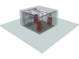 Electric Boiler Room 3D Model preview