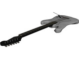 Electric Guitar 3D Model preview