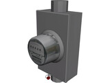 Electric Meter 3D Model preview