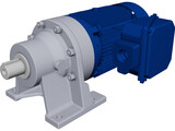 Electric Motor 1.5hp 3D Model preview