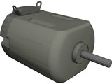 Electric Motor 3D Model preview