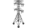 Electric Tower 3D Model preview
