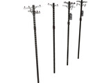 Electrical Post Array 3D Model