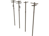 Electrical Post Array 3D Model