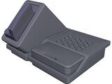 Electronic Password Lock 3D Model preview