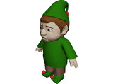 Elf Short 3D Model preview